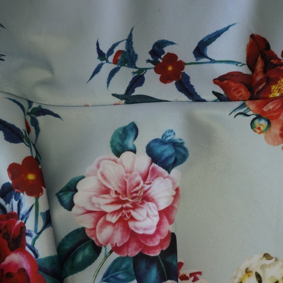 Derek Heart Baby Blue Floral Dress - Picture 8 of 8